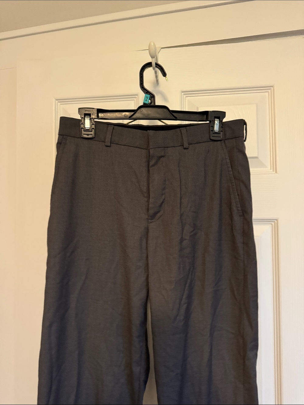 Dockers Men's Signature Performance Dark Gray Dress Pants 30x32 - Picture 9 of 15